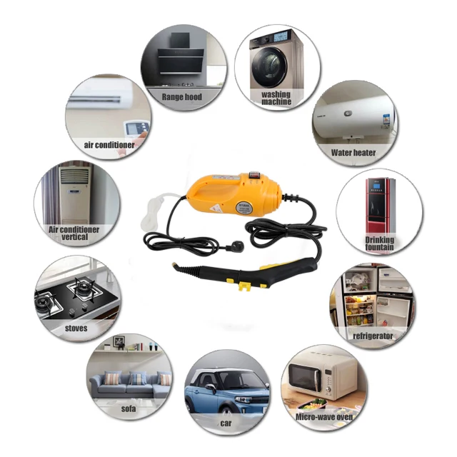 Professional multi-function quick continuous dry wet steam portable steam cleaner for ac