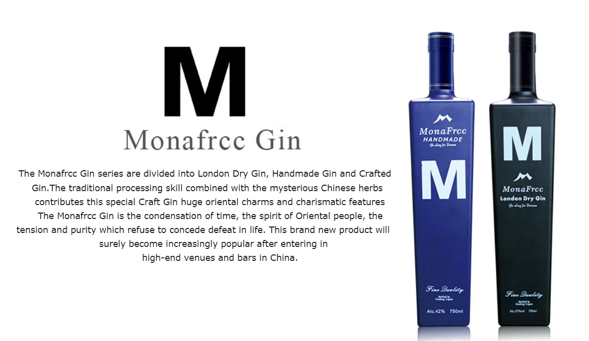 750ml 42VOL Goalong MonaFrcc London handmade gin