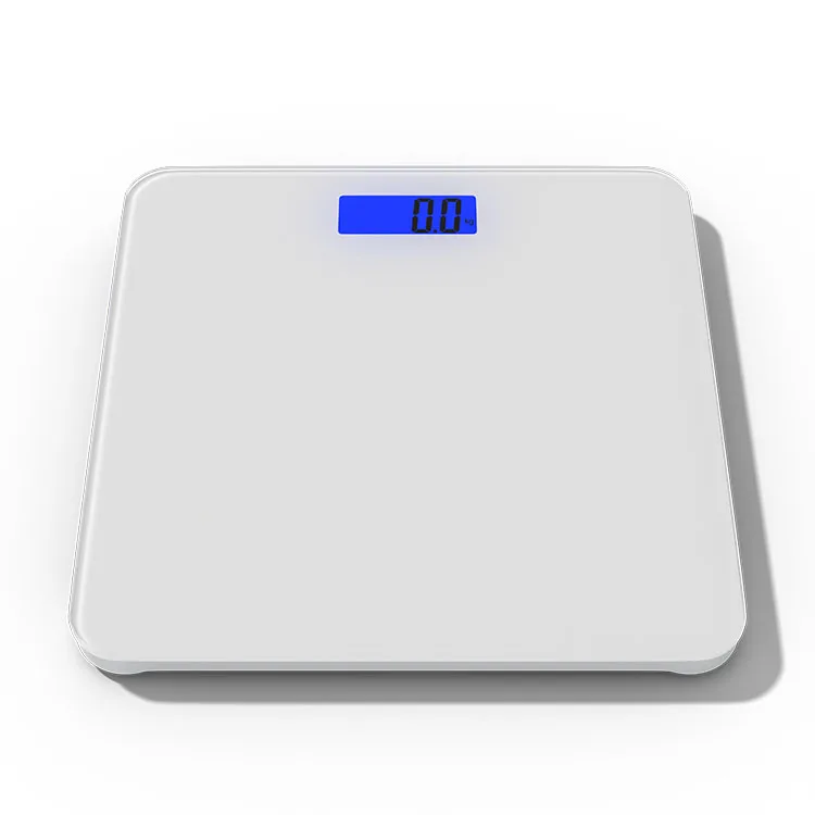 Voice function basic square electronic digital bathroom scale 180kg talking body weighing floor scale