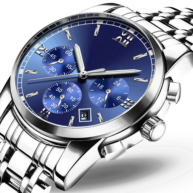 Hot sale oem brand latest stainless steel luxury modern custom logo gold dial men watch wristwatches