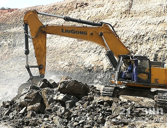 50Ton Liugong Hydraulic Crawler Excavator 950E With Cummins Engine 50Ton Liugong Large Excavator