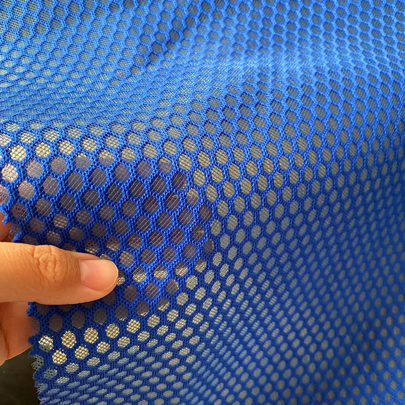 100% polyester hex mesh fabric extiles for sneaker