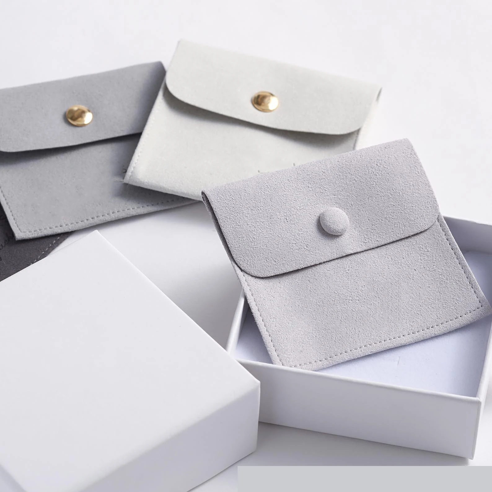 Jewelry Box With Pouch Jewelri Design Box Wholesale Low Moq Custom Jewelry Box With Pouch Packaging