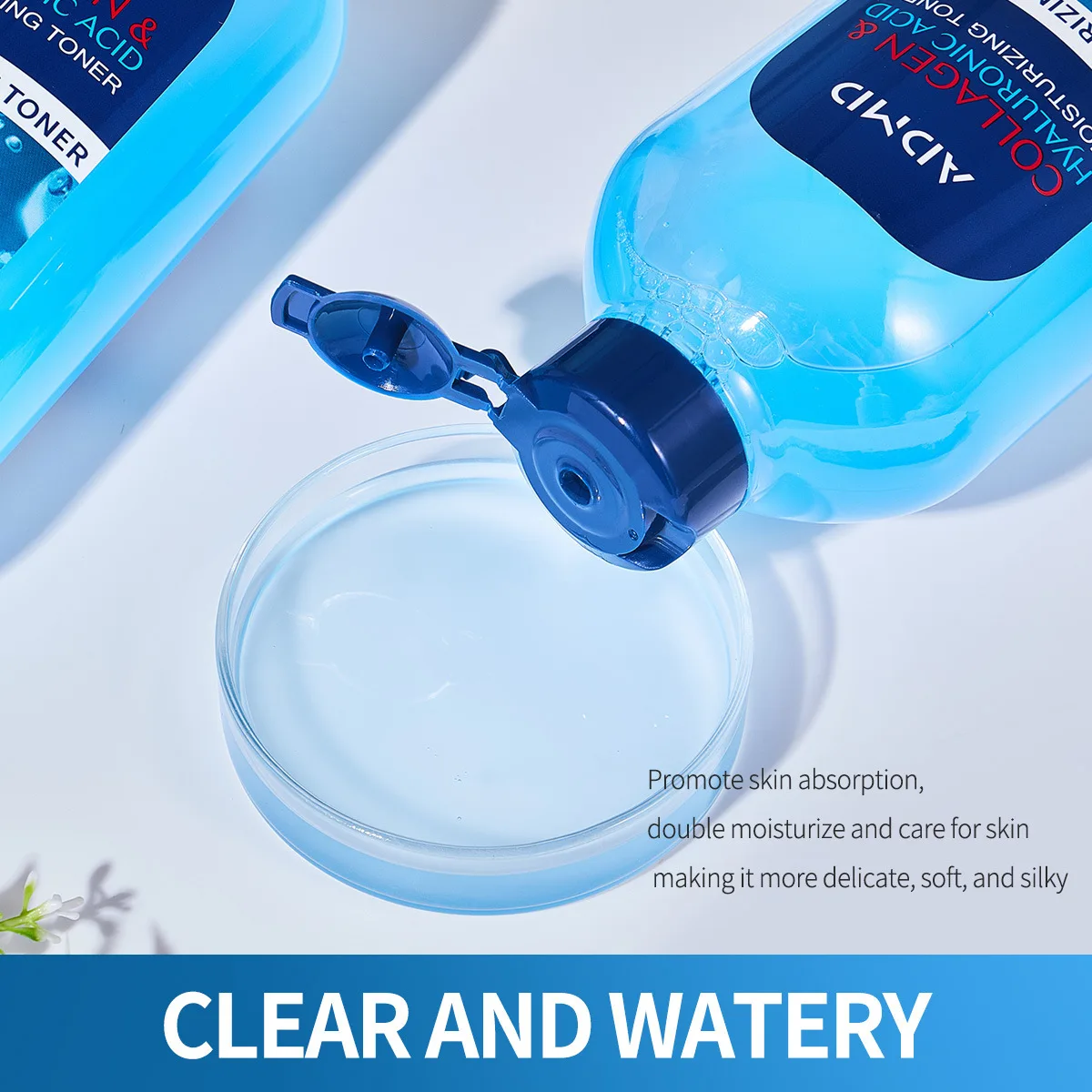 Hydrating Facial Toner Balance Your Skin Hyaluronic Acid & Niacinamide Anti-Wrinkle Face Toner with Marine Collagen
