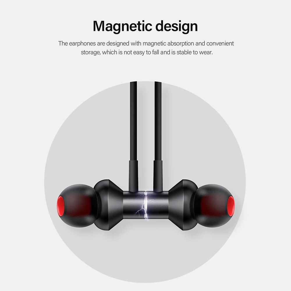 Promotional Lenovo HE05X original neckband headphones magnetic BT5.0 sports HIFI sound wireless earphone