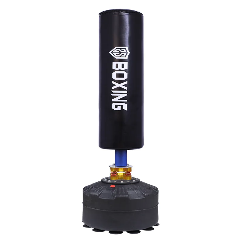 Heavy duty sand filled high foaming explosion-proof leather FreeStanding Kick Boxing Punching Bag