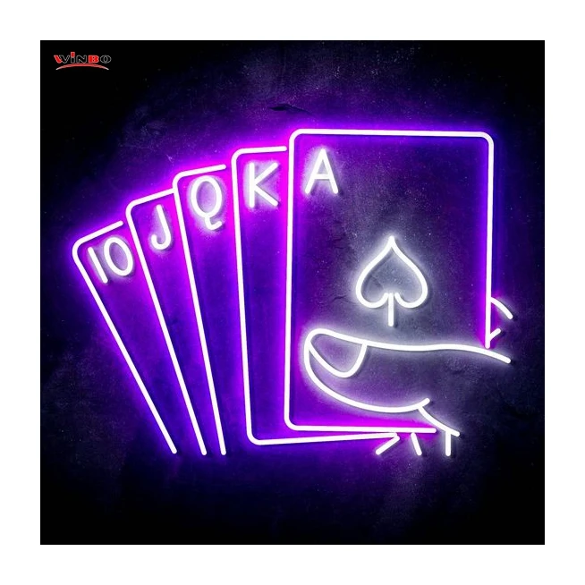 Free Design Custom Logo Led Light Neon Sign Custom No MOQ Dropshipping casino neon sign