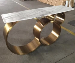 2021 роскошный консольный стол для прихожей, консольный стол с золотой металлической рамой