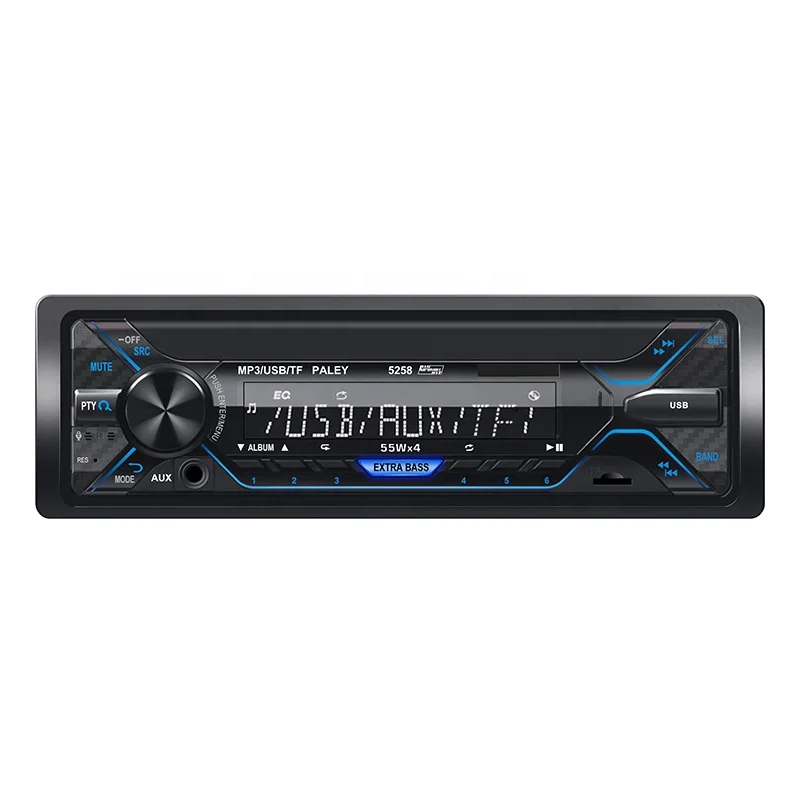 Фиксированный автомобильный универсальный радиоприемник 12 В с поддержкой Bluetooth Fm mp3-плеер