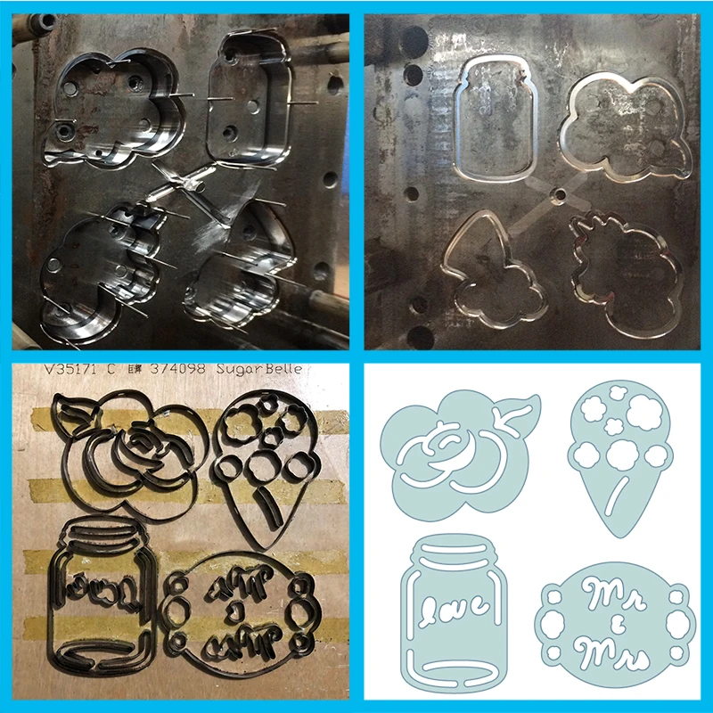 Sweet Sugarbelle Unicorn Rainbow Biscuit Fondant Dough Cutter Mold And Cookie Cutter Stencil Template Set For Royal Icing