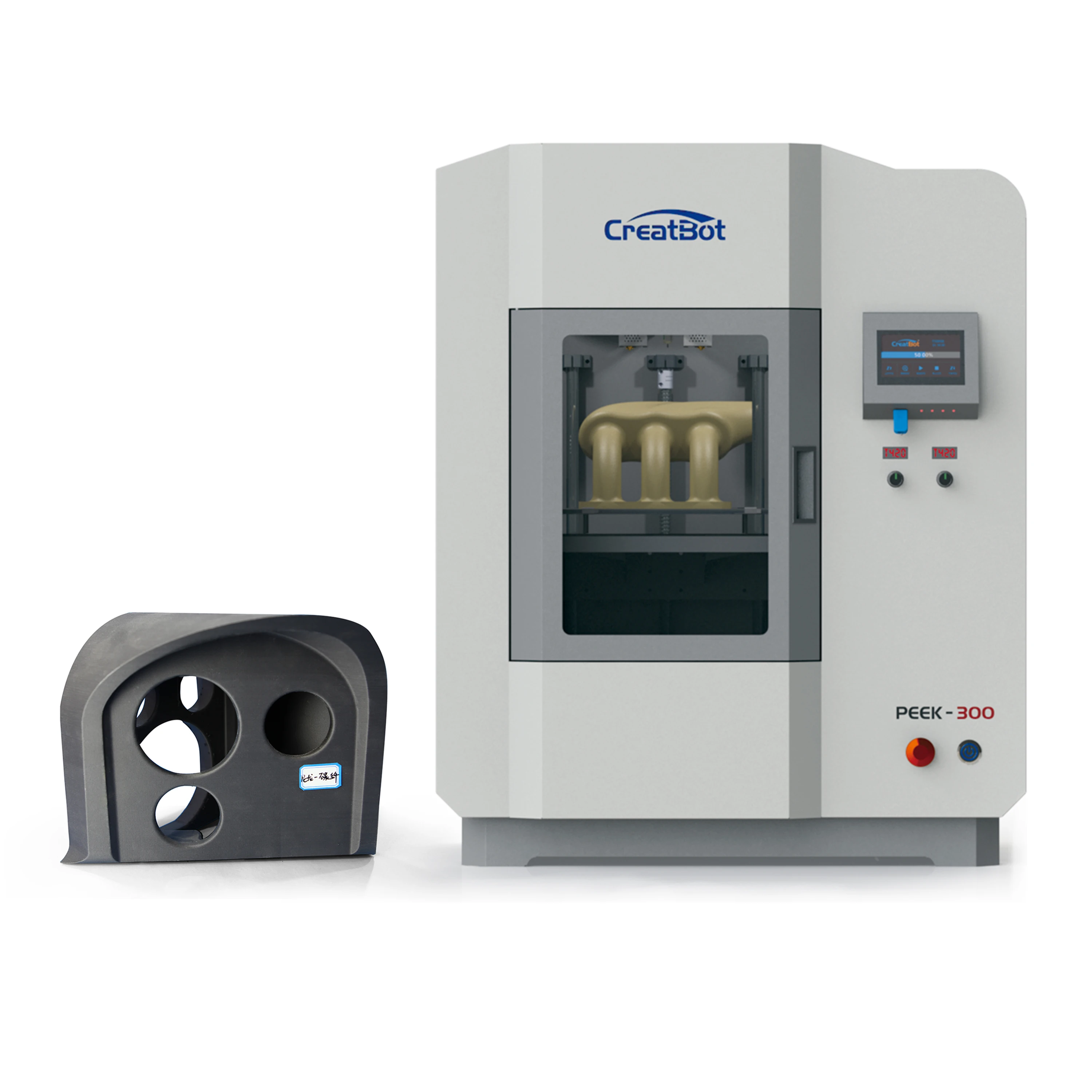 Industrial 3D Printer Professional 3D Printer for Peek CreatBot PEEK 300 for High Temperature Filament PEI Auto Levelling