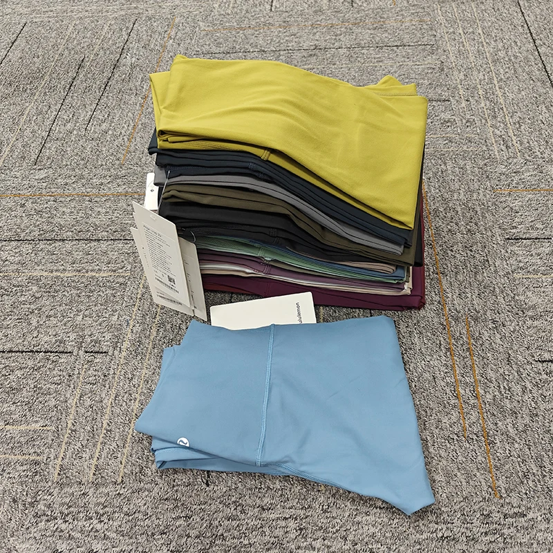 Wholesale high-quality sports body yoga high-waisted nude yoga pants the same Lulu fitness pants