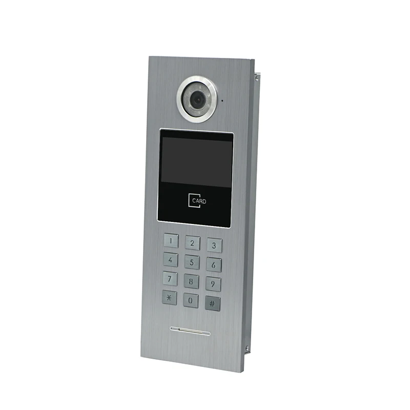 smart IP doorbell video door phone for multiple apartment intercom system to work with smartphone