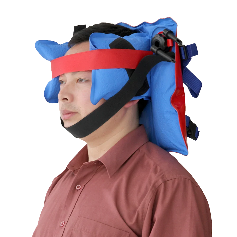 
VSA-2A10 Scoop stretcher head immobilizer and neck traction device for spine board in China 