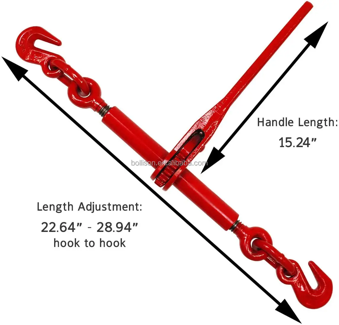 Factory Supply Heavy Duty Forged Steel Ratchet Type Load Binder for Transport Chains