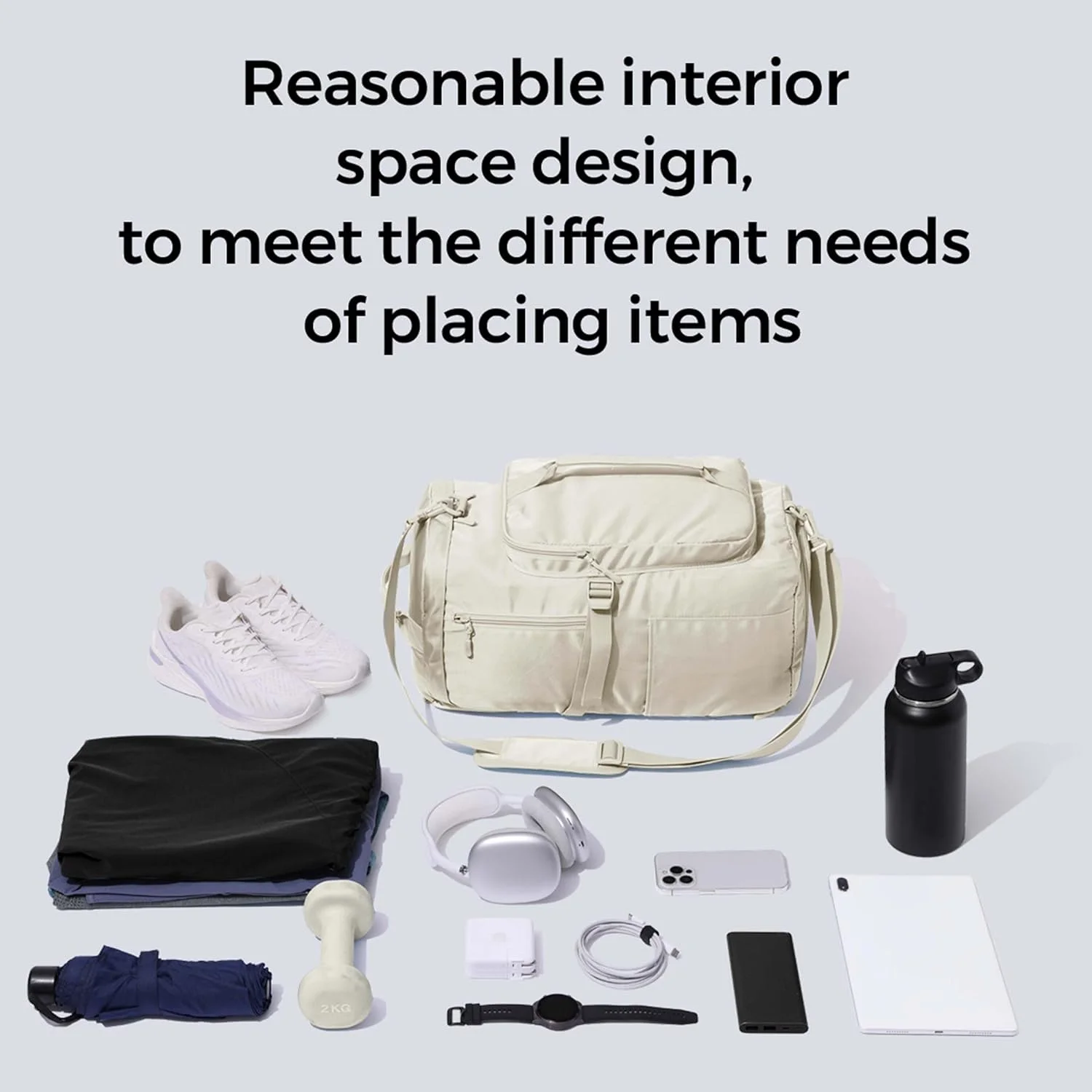 Wholesale Durable Customized Waterproof Large Capacity Sports Duffel Travel Backpack with Shoes Compartment for Travel Sport Gym