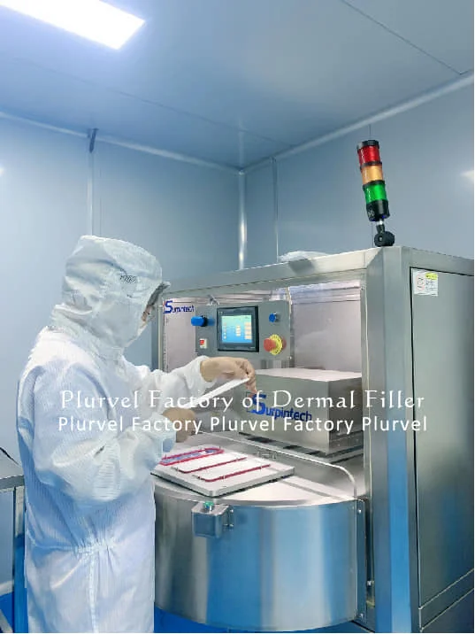 Hot Sale Wholesale Plurvel Organic Solution Peptide Skin Care Vc Hyaluronic Acid Anti Aging Vitamin C Solution Whitening Ampoule