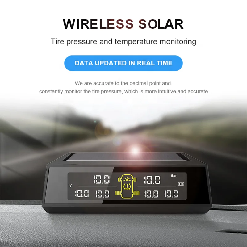 Bus Solar Truck TPMS Factory High Quality Tire Pressure Monitoring Internal Sensors Wireless Real-time Detection For 6 Wheels