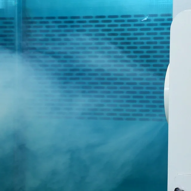 Automatic cleaning HEPA filter mobile laser cutting fume aspirator fiber laser dust collector