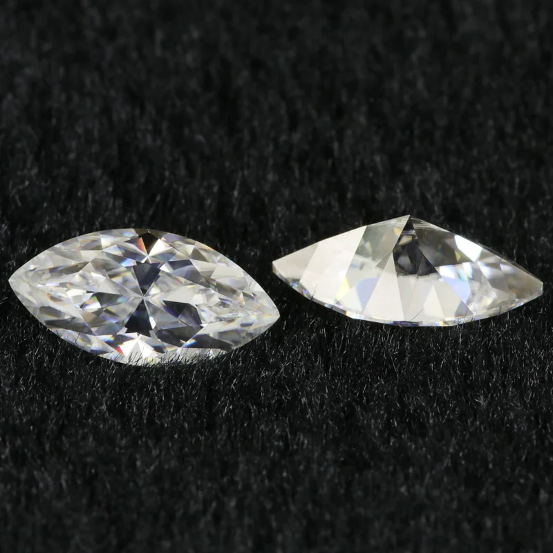 Стандартный ограненный камень с муассанитом EF color 1ct marquise оптовая продажа из Китая