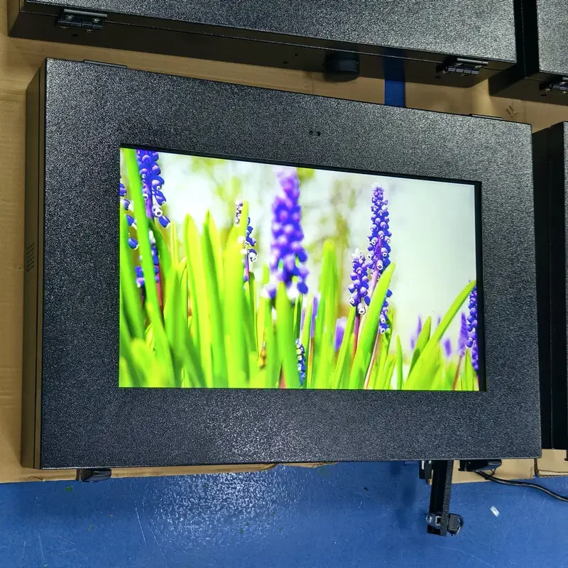 Factory Cheap Price 21.5 Inch 1080P IPS LCD Panel Wall Mounted Garbage Station Display Outdoor 1500Nits IP65 LCD Digital Signage