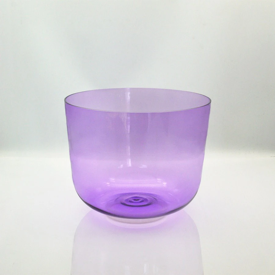 HF High Quality Violet Clear Quartz Crystal Singing Bowl for sound healing and meditation