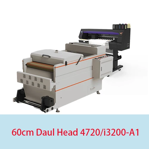 UV dtf printer A3 60cm with I3200 head printing machine dtf sticker for T shirt heat transfer PET film powder ink