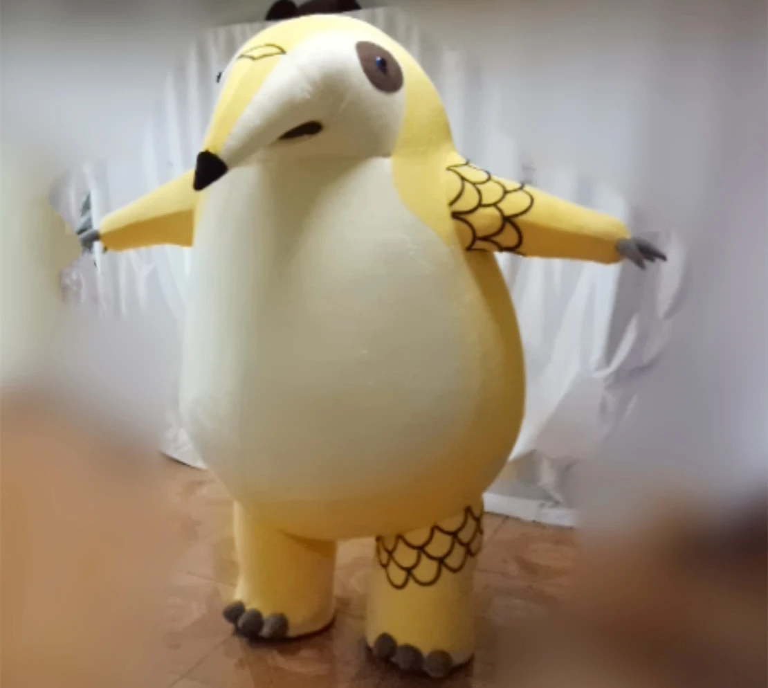 Костюм-талисман броненосца/костюмы для