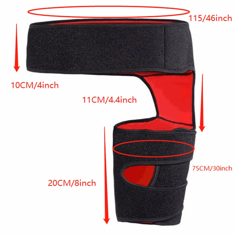 Hip Thigh Brace Support Groin Brace Butt Adult Hip Abduction Ortho Wrap Hip Brace