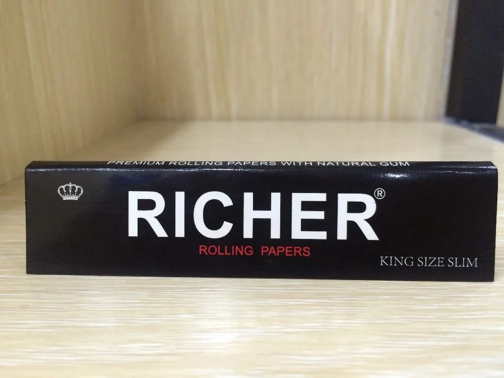 King Size Slim Unbleached 14gsm Hemp Smoking Paper