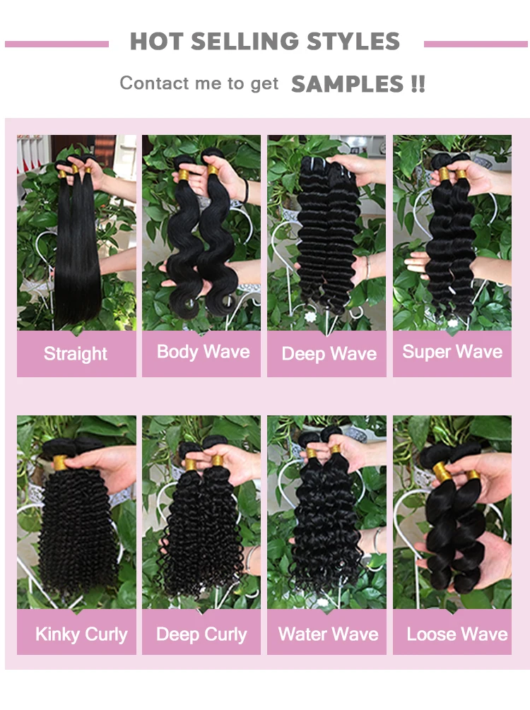 
Best Selling 8-30inch Virgin Remy human hair Weave Cuticle Aligned Mink Brazilian Human Hair Bundles With Lace Frontals OEM 