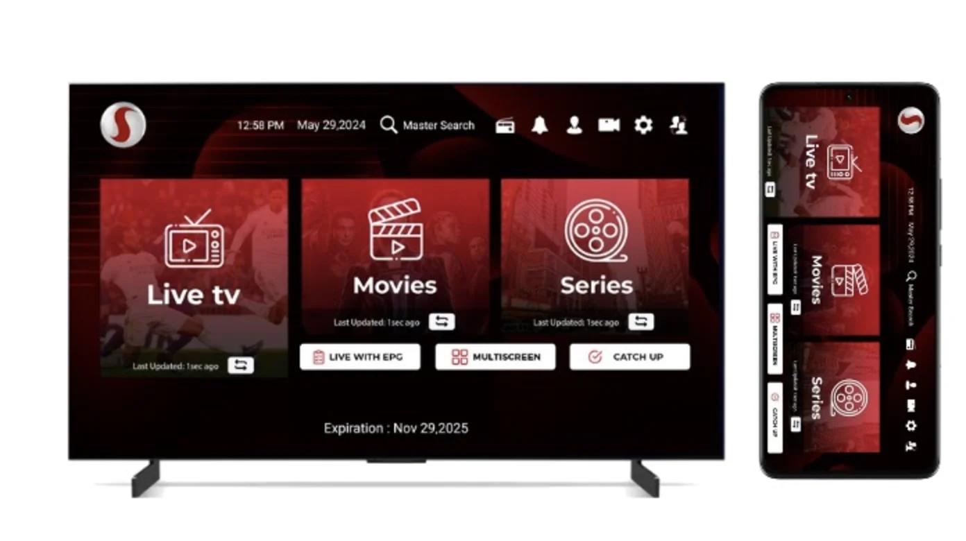 Распродажа Sansat 2024 4K Арабская коробка для Android RK3 Smart TV Media Player Setup Box Бесплатная пробная Кредитная панель ближневосточный арабский марокканский