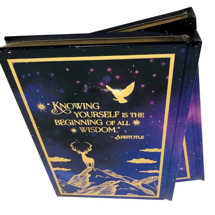 Custom wholesale vintage leather self care manifestation gratitude prayer Journal planner notebook printing