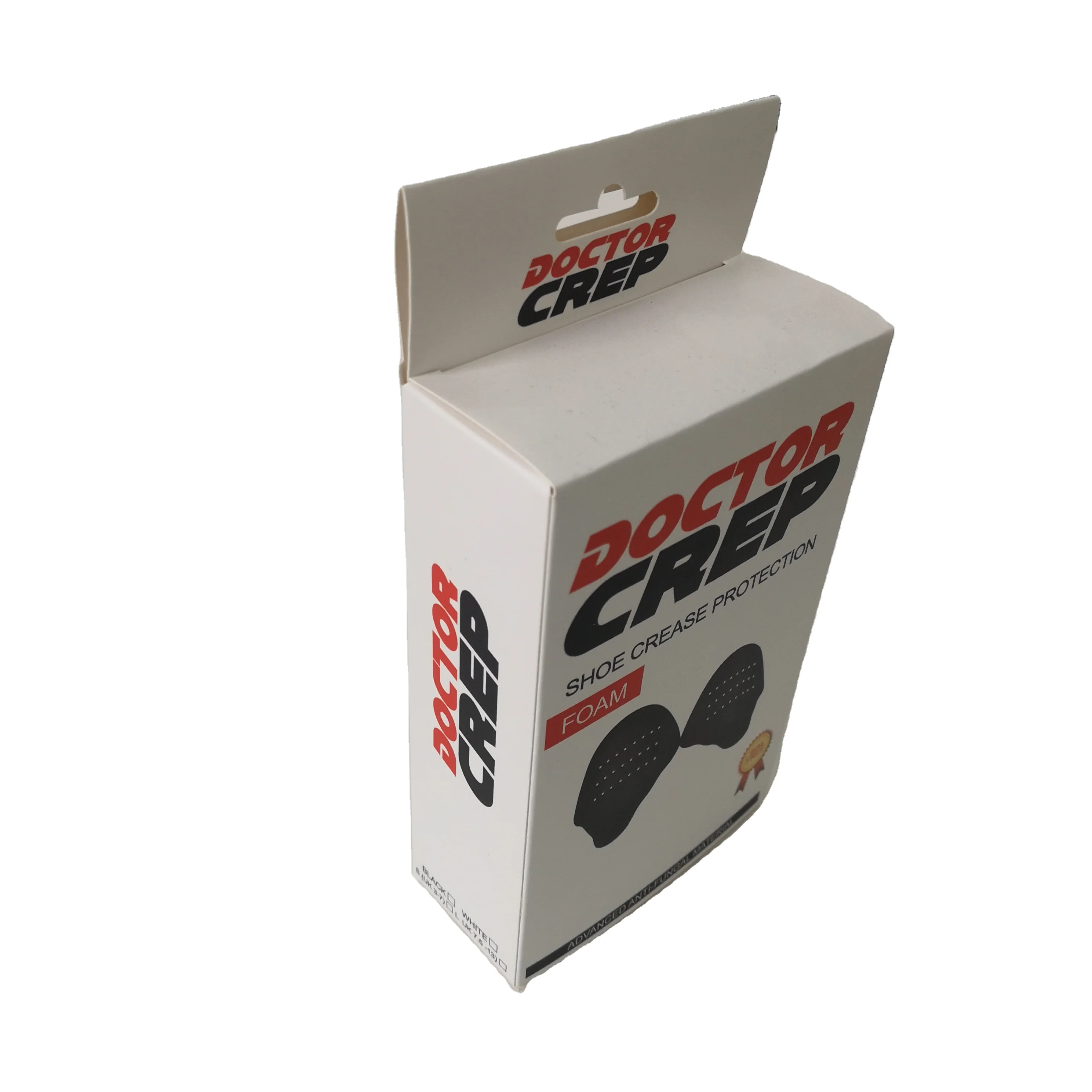 Custom hang tab puzzle toys packaging paper tuck box for crayons puzzle building blocks Hanging Box