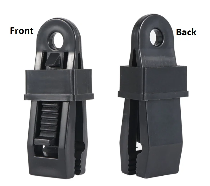 Tent additional pull point shark clip outdoor camping canopy hook large tent clip windproof belt barb clip