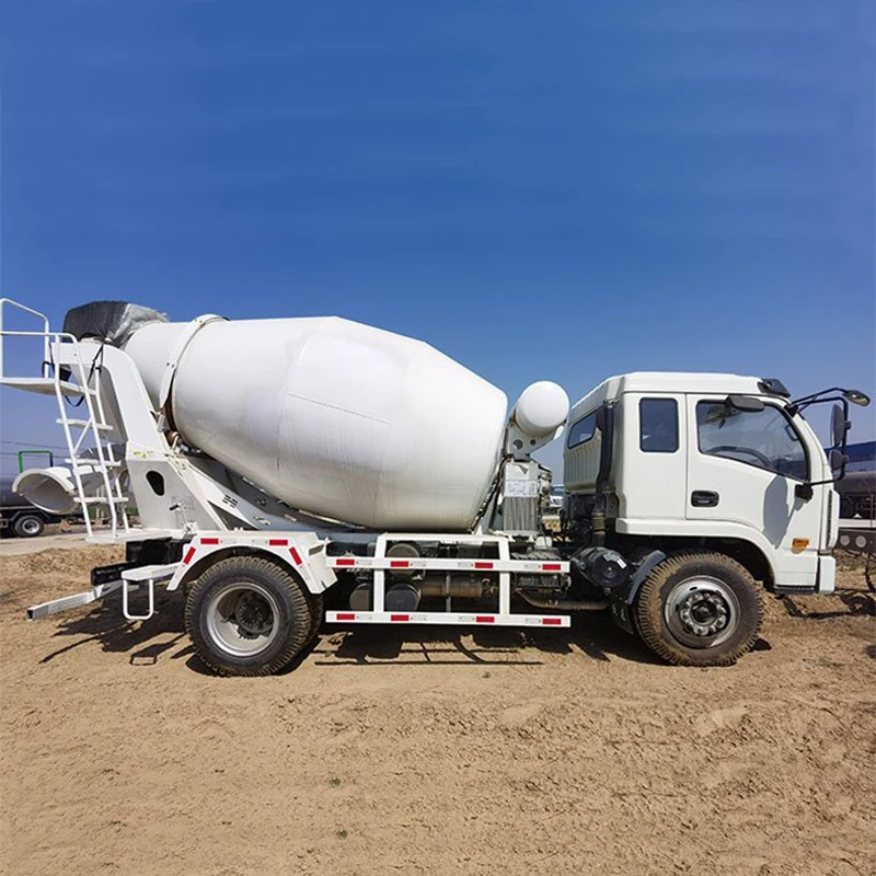 Bottom Price Uesd Flat Mouth Cement Mixer Truck Concrete Mixer Truck For Construction Sites