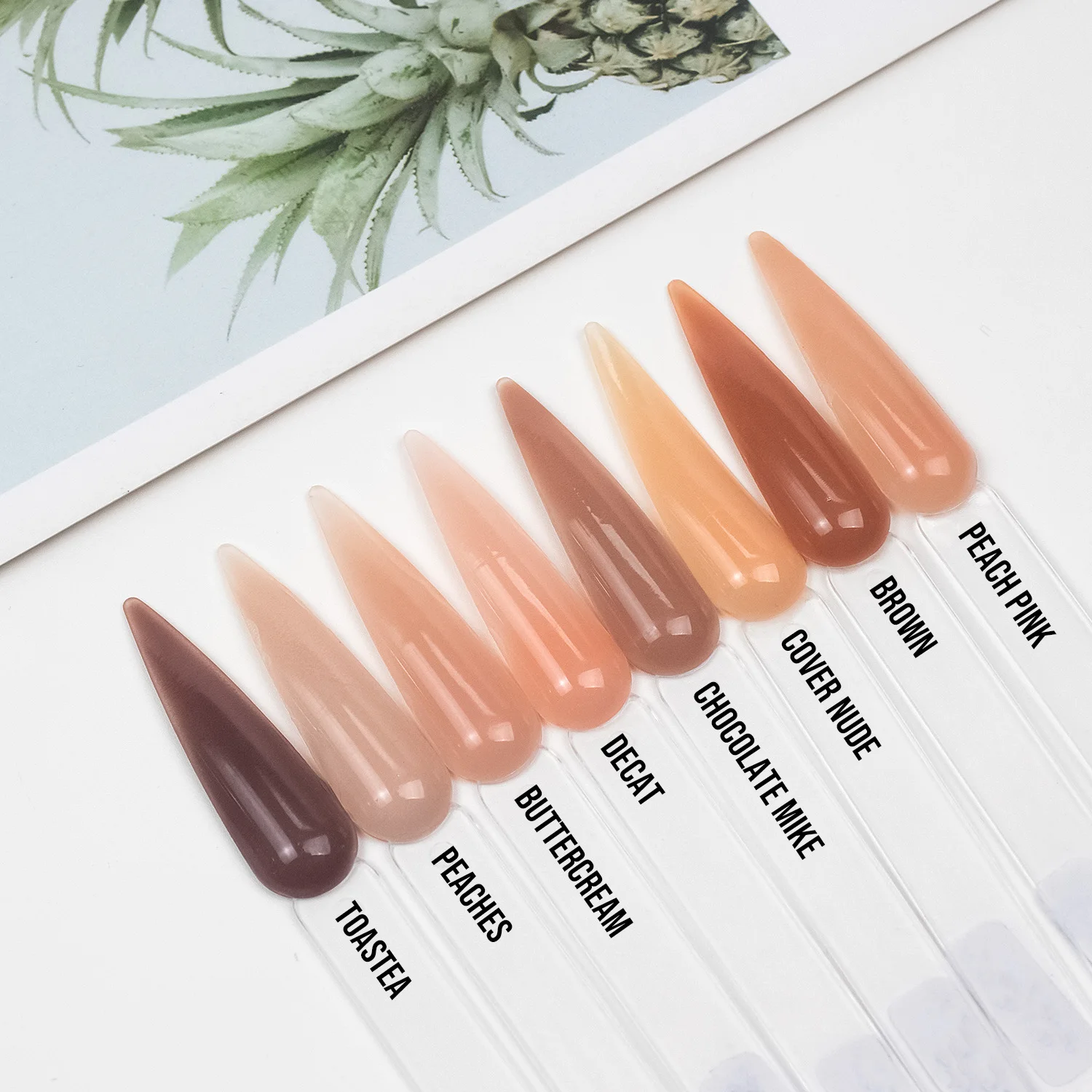 High Quality Private Label 24 colors  Nude Pink Crystal Clear Acrylic Nail Powder set