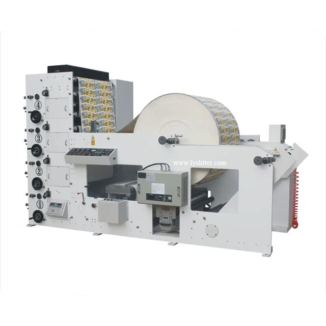 4 5 6 color High quality coffee paper cup fan paper cup die cutting machine and flexo printing machine