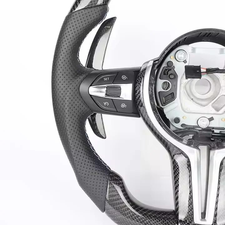 Suitable for BMW 1 2 3 4 5 6 7 series x1 x3 x4 x5 x6 series M series e90 e92 e93 e70 e71 carbon fiber custom steering wheel