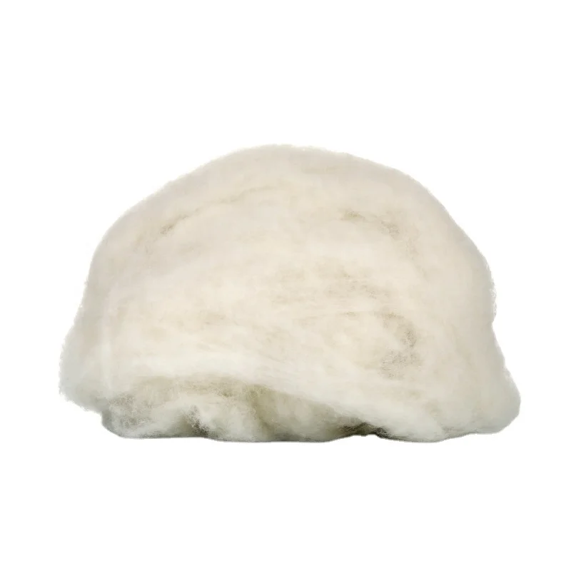 China supplier hot sale raw color 100% carded sheep wool fiber for carpet and felt