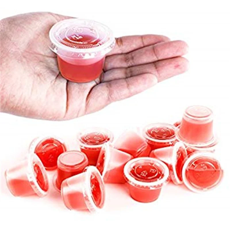 Disposable Plastic Take Away Soy Sauces Cups Container Mini Cup