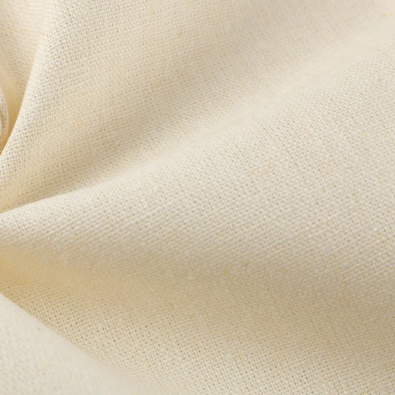 
WH006-pure hemp muslin plain cloth fabric 130gsm for top shirt dress 