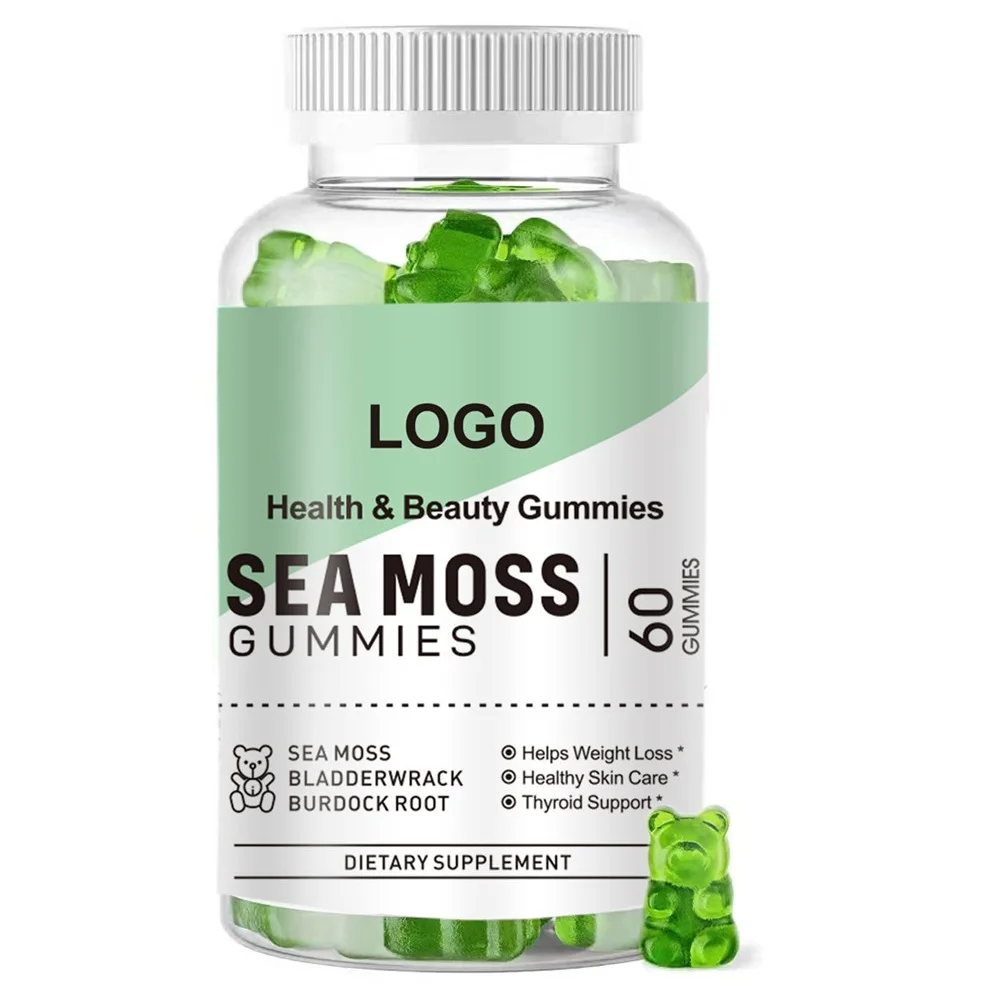 OEM Factory Direct Sales Boosts Immunity and Moisturizes Skin Support Thyroid Function Sea Moss Gummy