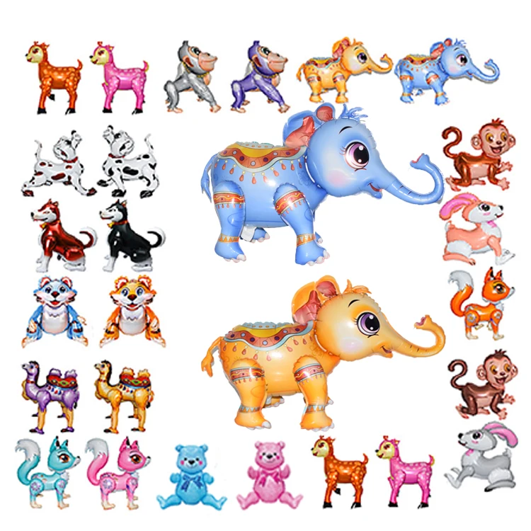 Лидер продаж, детские игрушки для мальчиков, 3D Животные, фольгированные Игрушки для мальчиков, детские игрушки, гелиевые шары, шары 4D, товары для вечеринок, гелиевые шары