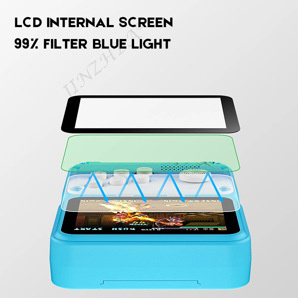 NEW SUP Mini Retro Game Console JP09 Macaron Handheld Game Console 500in1 Nostalgic Arcade Portable Game Player