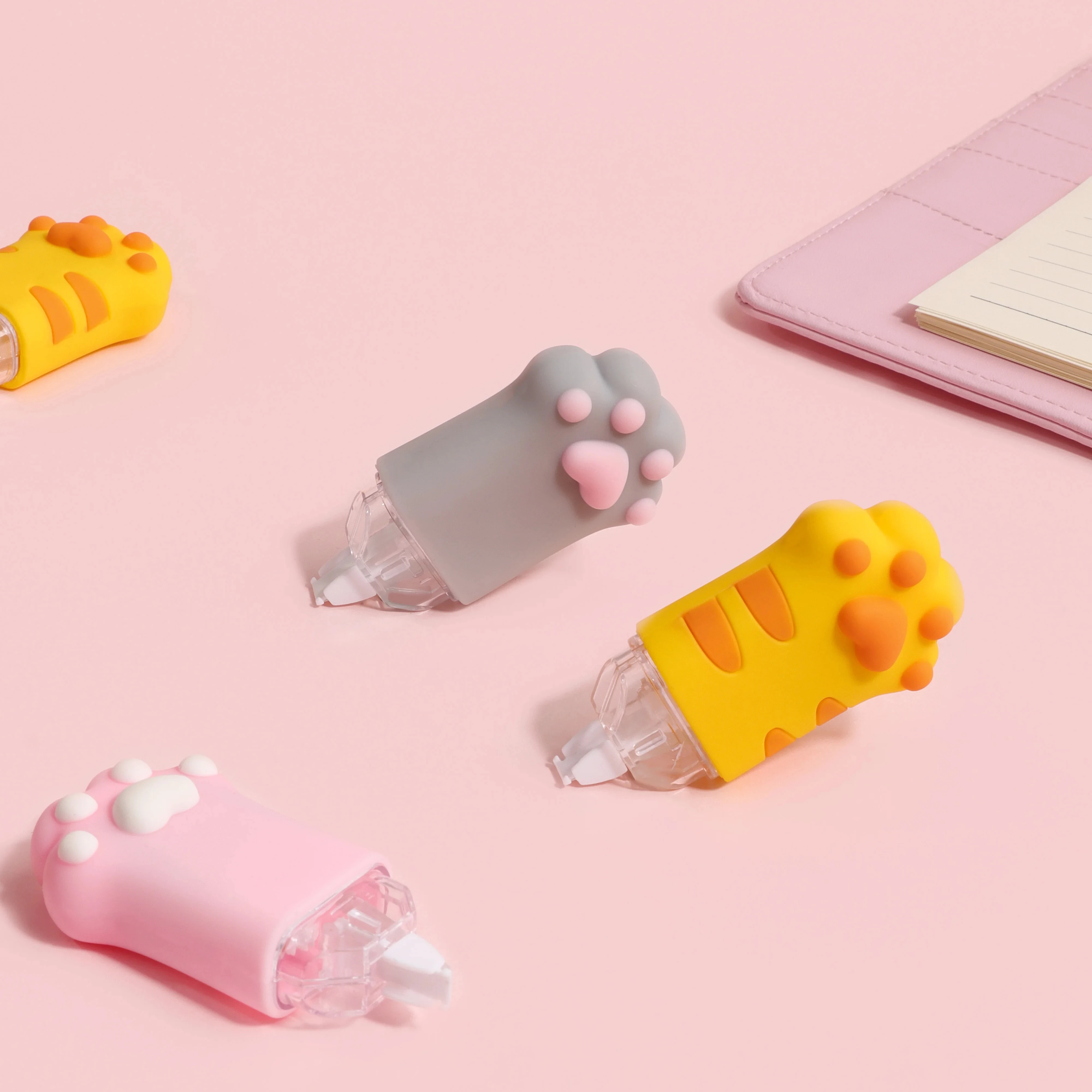 kuki Kawaii Cute Corrector Tape Funny cat paw Design Correction Tape stationery supplies