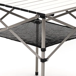 US Warehouse Outdoor Black Portable Folding Aluminum camp table