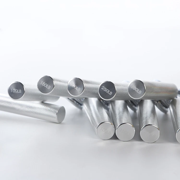 
Gym Fitness Silver Adjustable 100-350lbs Hand Gripper Finger Exercise Trainer Forearm Hand Grip Strengthener 