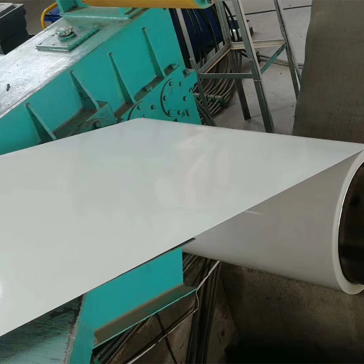 Shandong PE SMP HDP PVDP laminated painting ral 6023 ppgi galvanized steel coils manufacturers