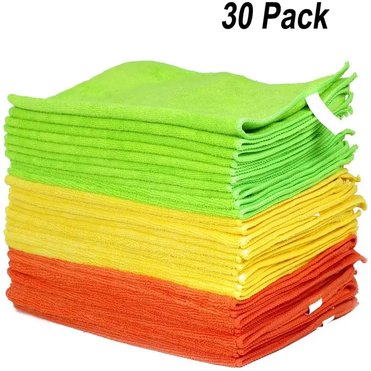 70/30 Water Absorption Without Leaving Water Stains Wholesale Custom Car Wash Towel Cleaning Microfiber Cloth